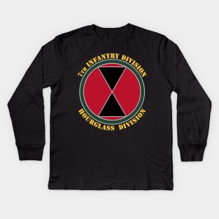 7th Infantry Division Kids Long Sleeve T-Shirt